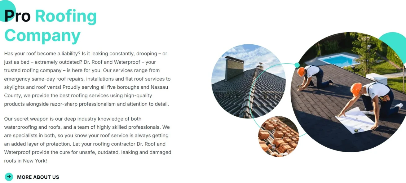 wtaerproof company website design