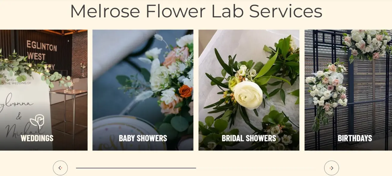 floral website marketing services